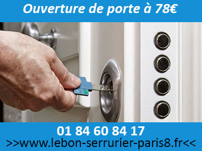 Ouverture de porte à 78€